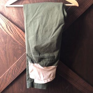 Maternity Olive Green Full Panel Pixie Pants